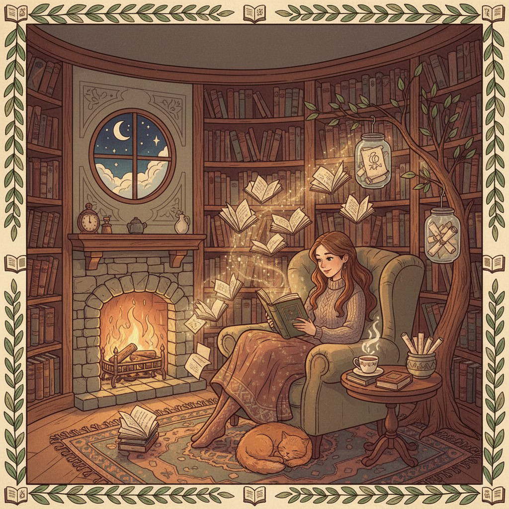 Eingekuschelt in Worte: Wenn der Lesesessel zur eigenen kleinen Welt wird