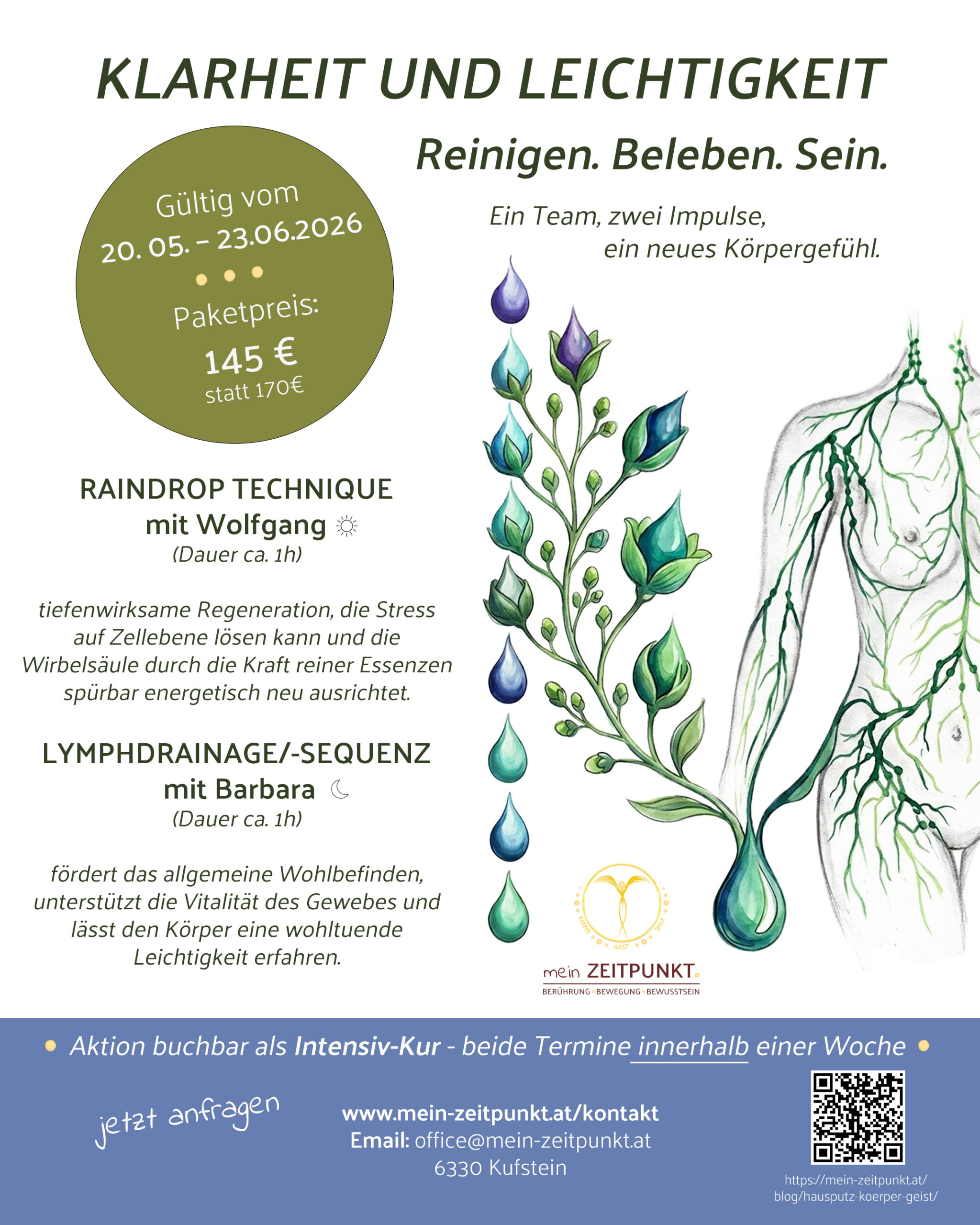 Flyer zum Frühsommerangebot